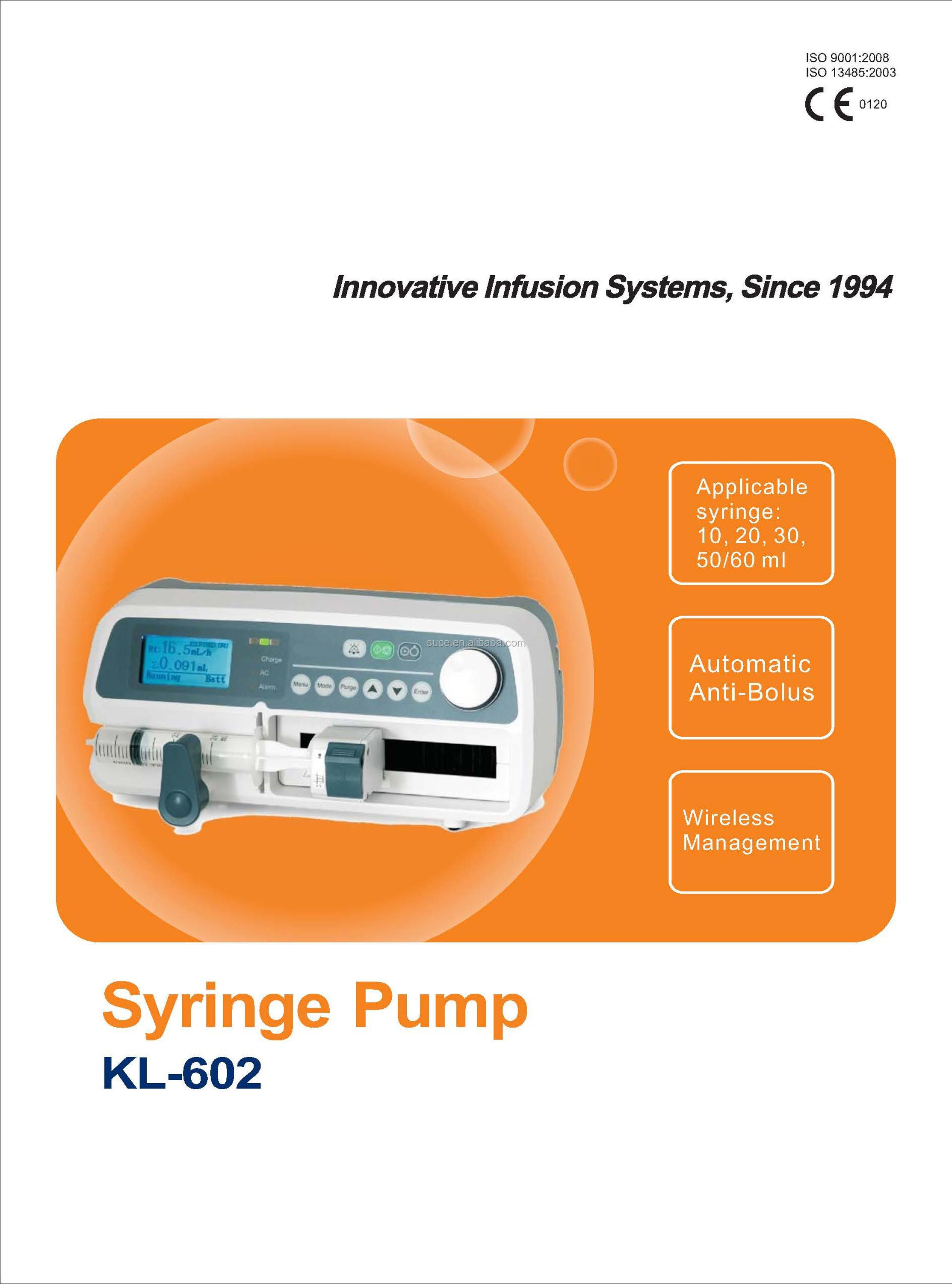 cheap Single channel electric Syringe Pump with CE, ISO