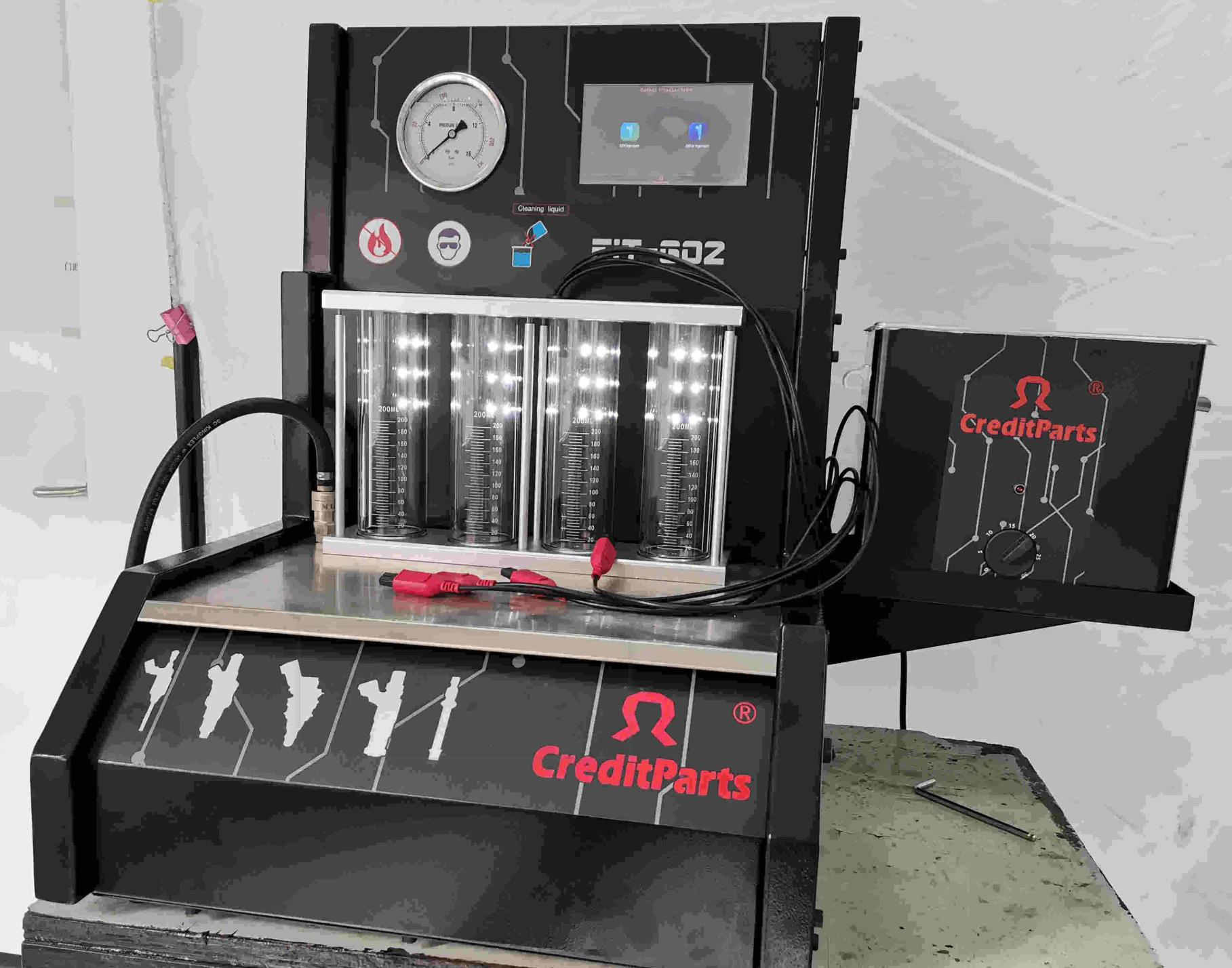4 Cylinders Ultrasonic Fuel Injector Cleaner Machine 100W For All Cars