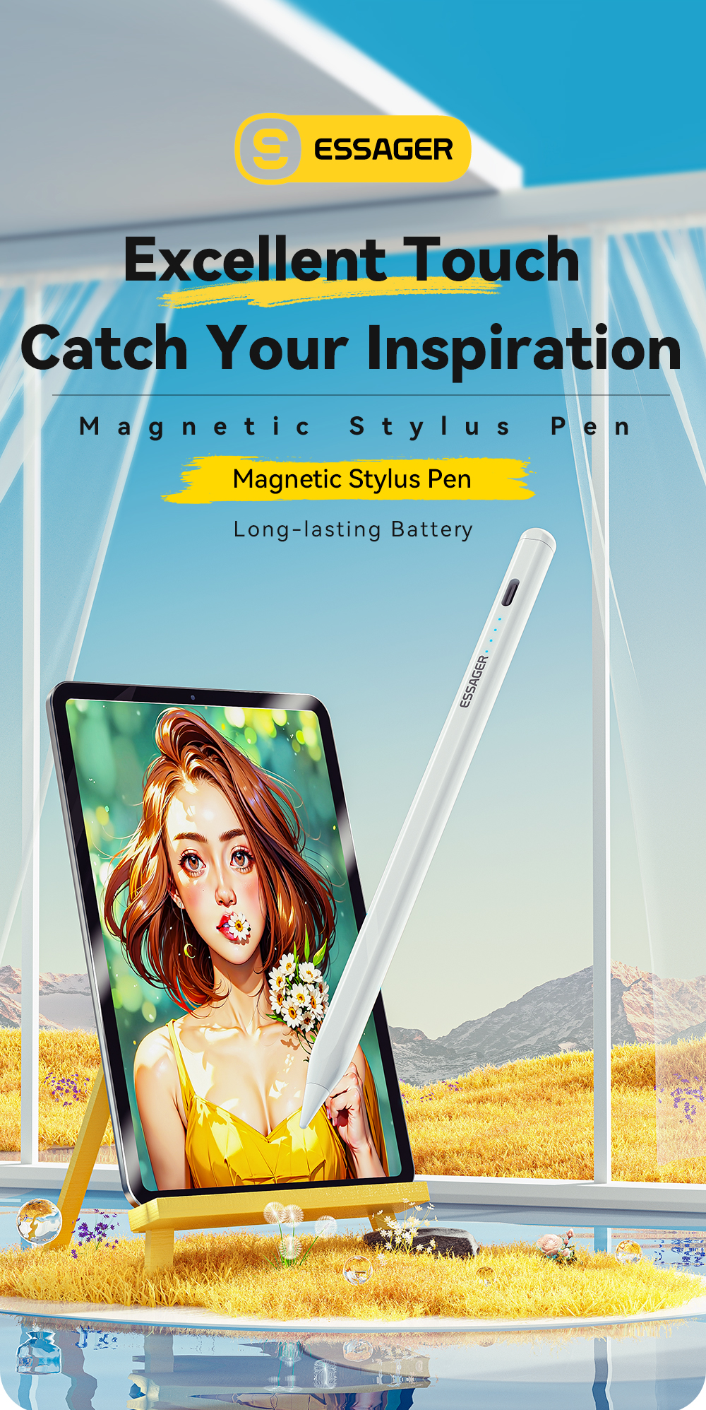 ESSAGER ES-DRB03 Series Magnetic Capacitive Touch Pen