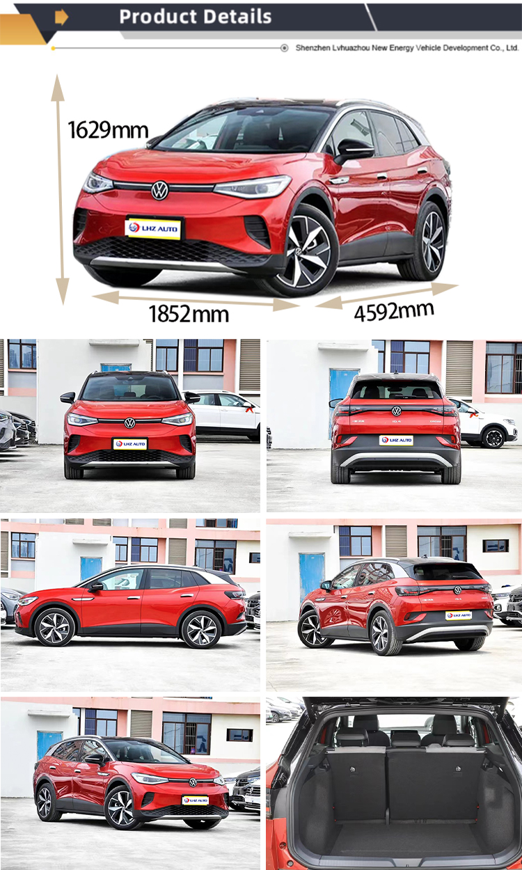 150kW Maximum Power 2024 Volkswagen Pure Electric SUV with Five Doors and Five Seats