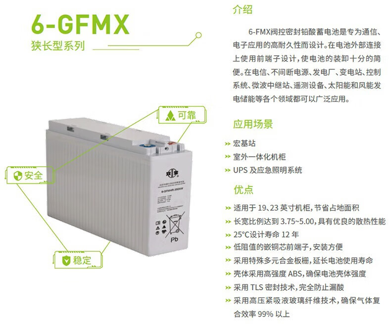 12V100Ah Lead Acid Battery for Eps Power Supply and Solar Energy Storage Power System