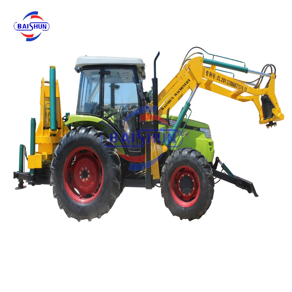 Labor Saving Earth Auger Drilling Machine for Power Pole Erection
