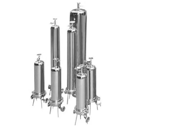 Mirror Polish Liquid Filter Housings , SS Cartridge Filter Housing For Water Filter