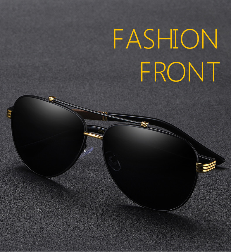Shades Trendy UV400 Polarized Stylish Sunglasses TAC Luxury Men BSCI