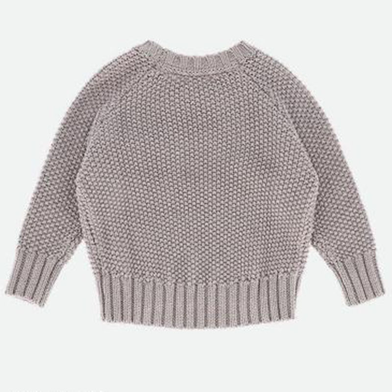 Crew neck Long sleeve Winter Top Knitted Pullover Kids Children Girl Boy Clothes Clothing pullover sweater