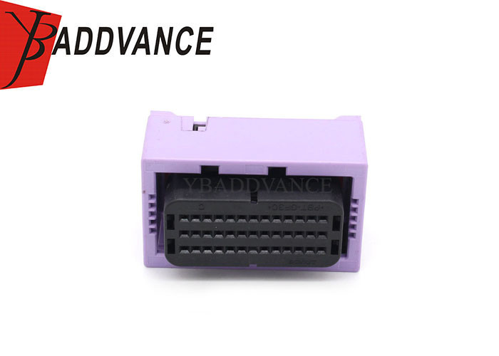 1-1897133-1 TE / AMP Purple 39 Pin Female Automotive Connector For Truck Bus