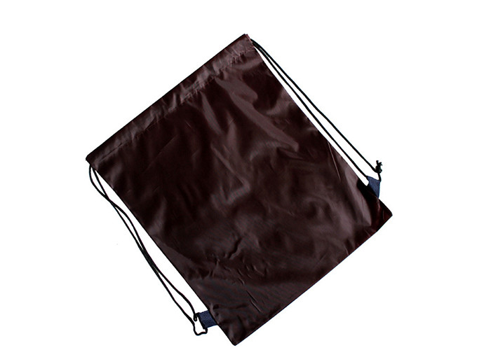 Customized 210D/420D polyester drawstring backpack shopping bag with customer logo