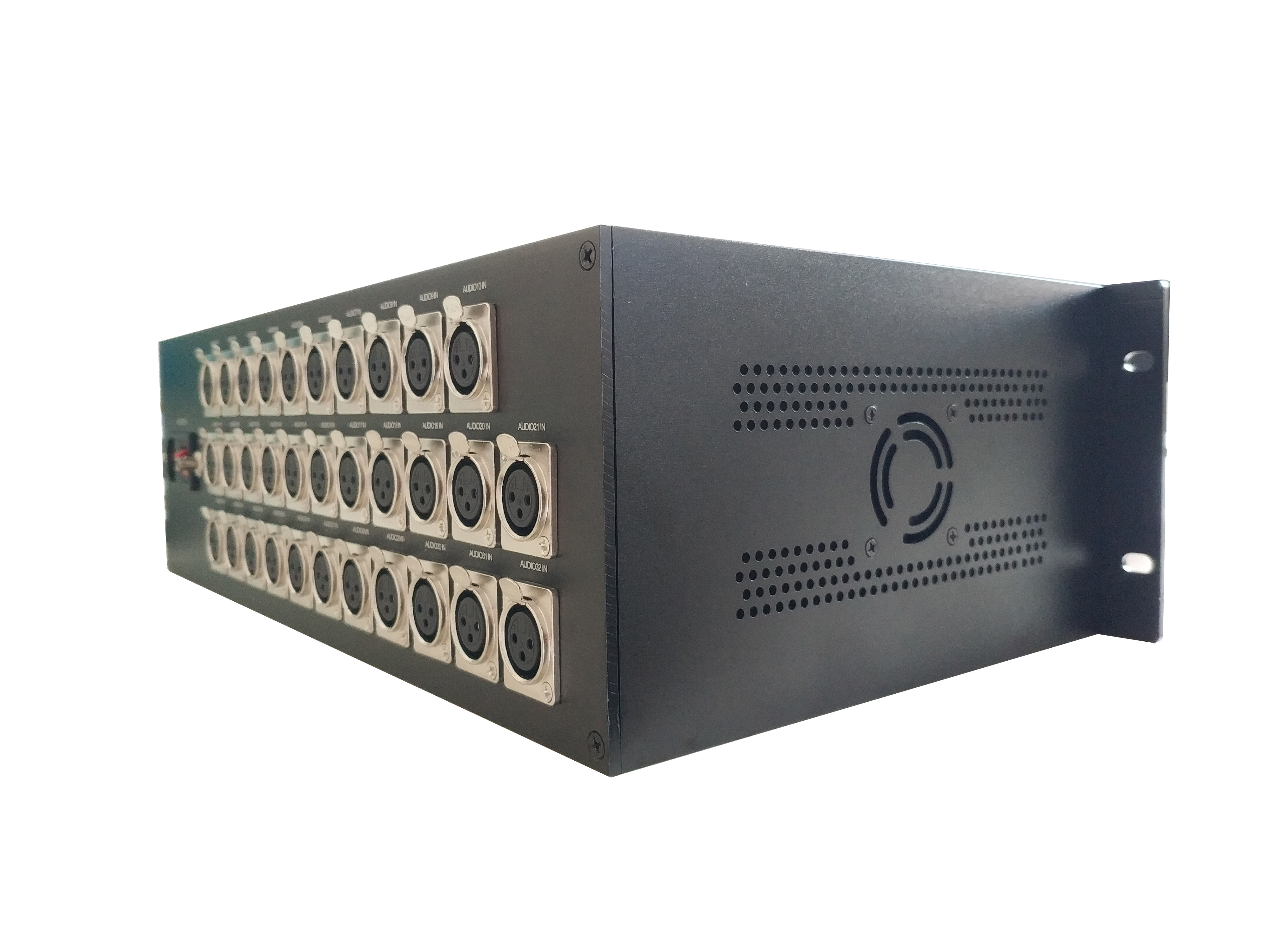 32 x forward XLR balanced audio converter;FC 20 ~ 100 km;Audio signals up to 12.5 miles in a single mode