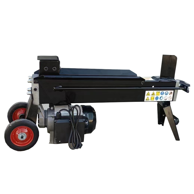 Electric Motor Wood Splitting Machine Mobile Firewood Processor Hydraulic Log Splitter