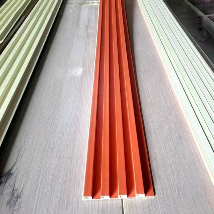 Decorative House Building Materials Economical Wooden Grain PVC WPC Wall Panels