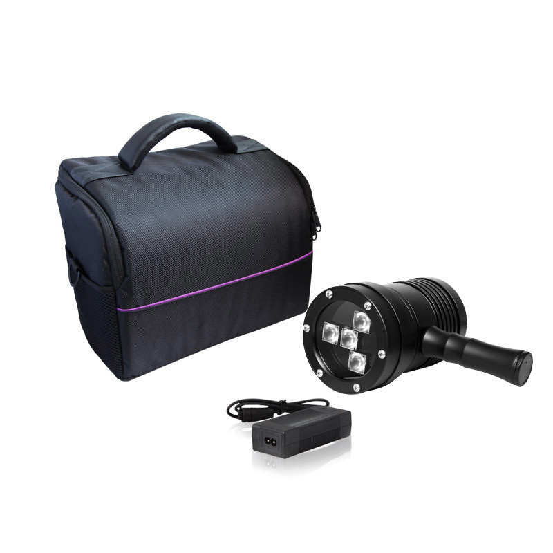 Black Penetrant Testing Handheld 365nm LED Cold Light UV Lamp AC100-240V