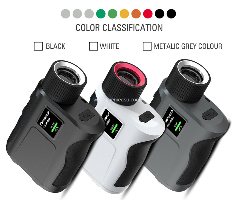 kaemeasu 1500m Optical Telescope Golf Rnagefinder USB Charging Distance Meter 95% Transmittance H1500H