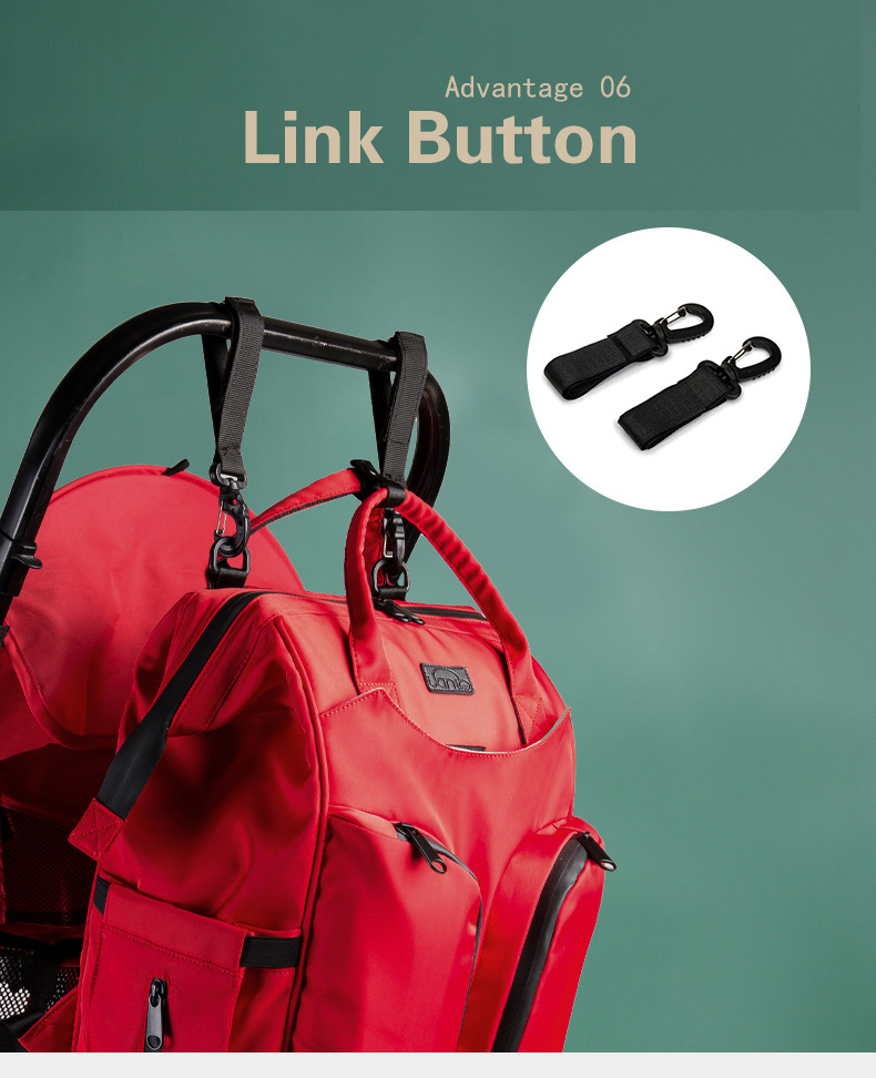 New Mommy Bag Multifunctional Large Capacity Waterproof Maternity Diaper Bag Lightweight Backpack For Mom&Dad