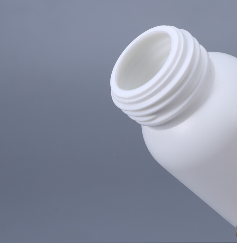 1000ML Round Pill Bottles Recyclable Fluorinated Plastic Bottles Reagent Grade