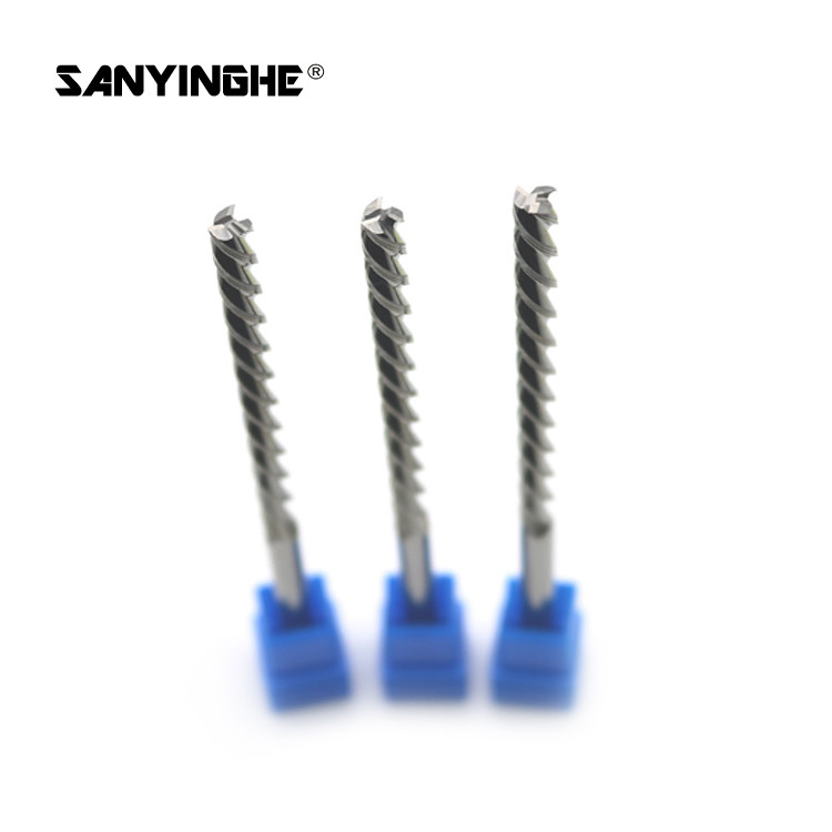 High Performance Tungsten Roughing End Mill 3 Flute Carbide Square