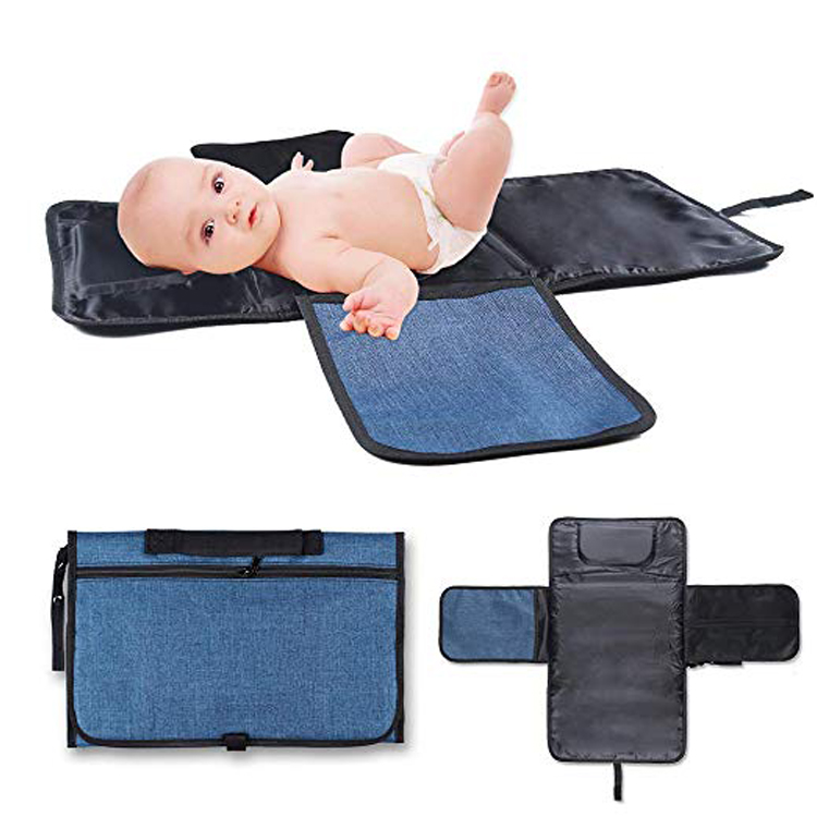 Modern Popular Diaper Bags For Mom And Dad Seld Pasting PEVA Lining