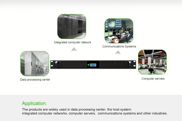 1U Rack Mount UPS 1000va High Frequency Lithium Ion Battery Ups