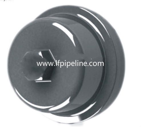 OEM custom casting products cast iron pipe end cap