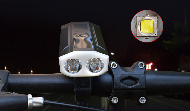 Night Riding Usb Rechargeable Bicycle Headlight Bike Front Handlebar 800 Lumens Front Bike Light
