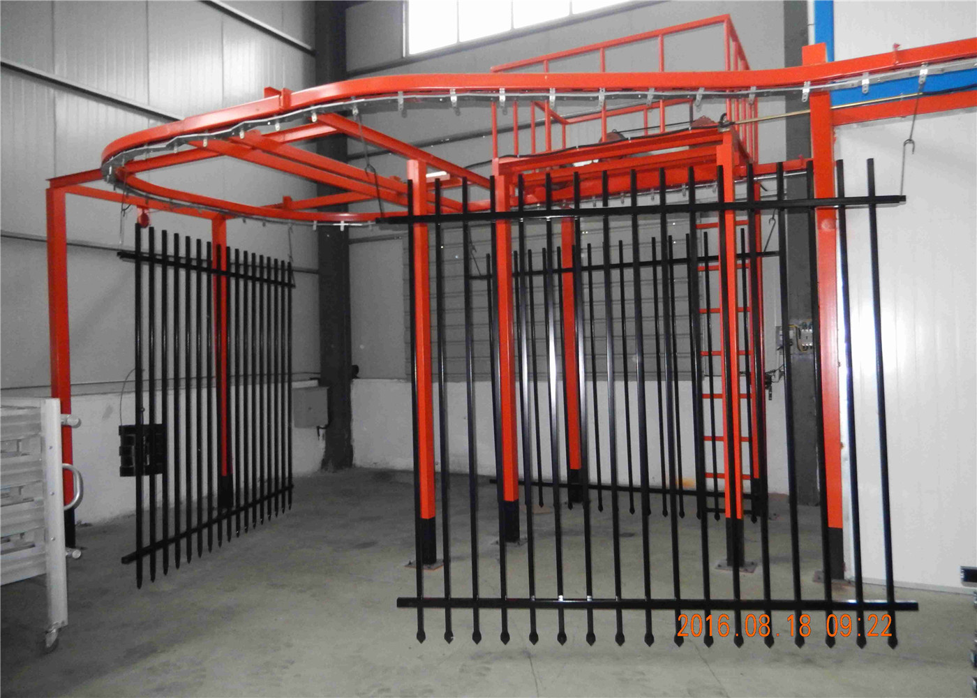 1800mm*2350mm width tubular Hercules fencing panels, garrison panels rail 50mm*50mm*1.6 thick for commercial building