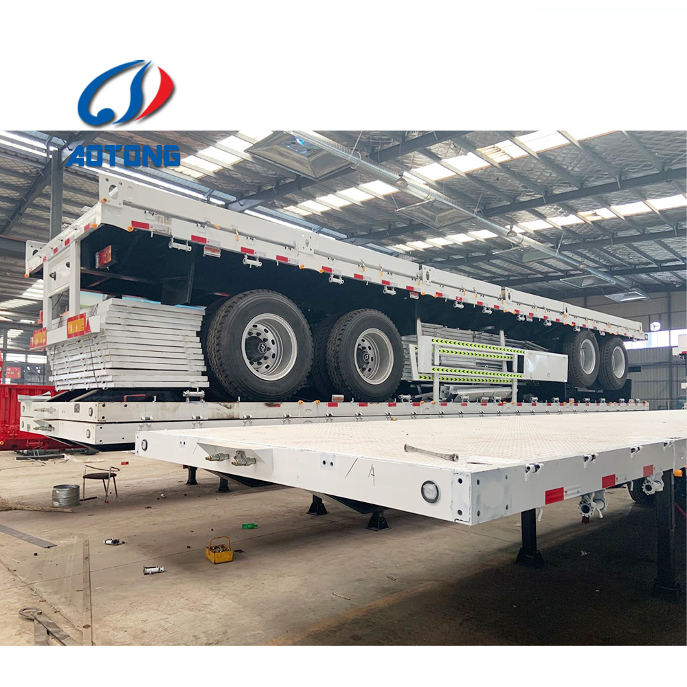 20ft Container Skeleton Dumping Semi Trailer 7700*2500*3070 mm Mechanical Suspension