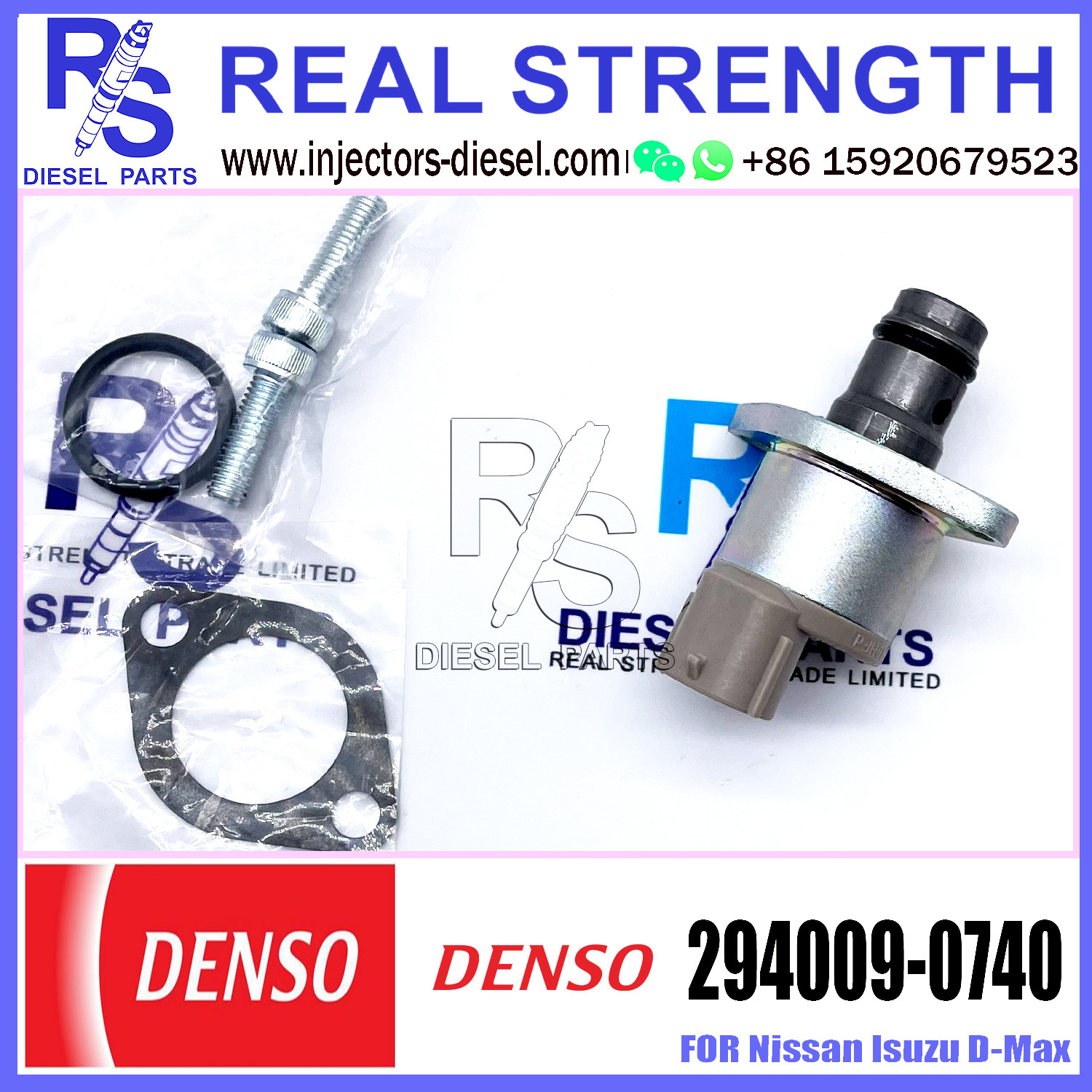 DENSO Suction Control Valve 294009-0740 Applicable to Nissan Navara NP300/ISUZU HOLDEN D-MAX RODEO COLORADO 2.5 3.0