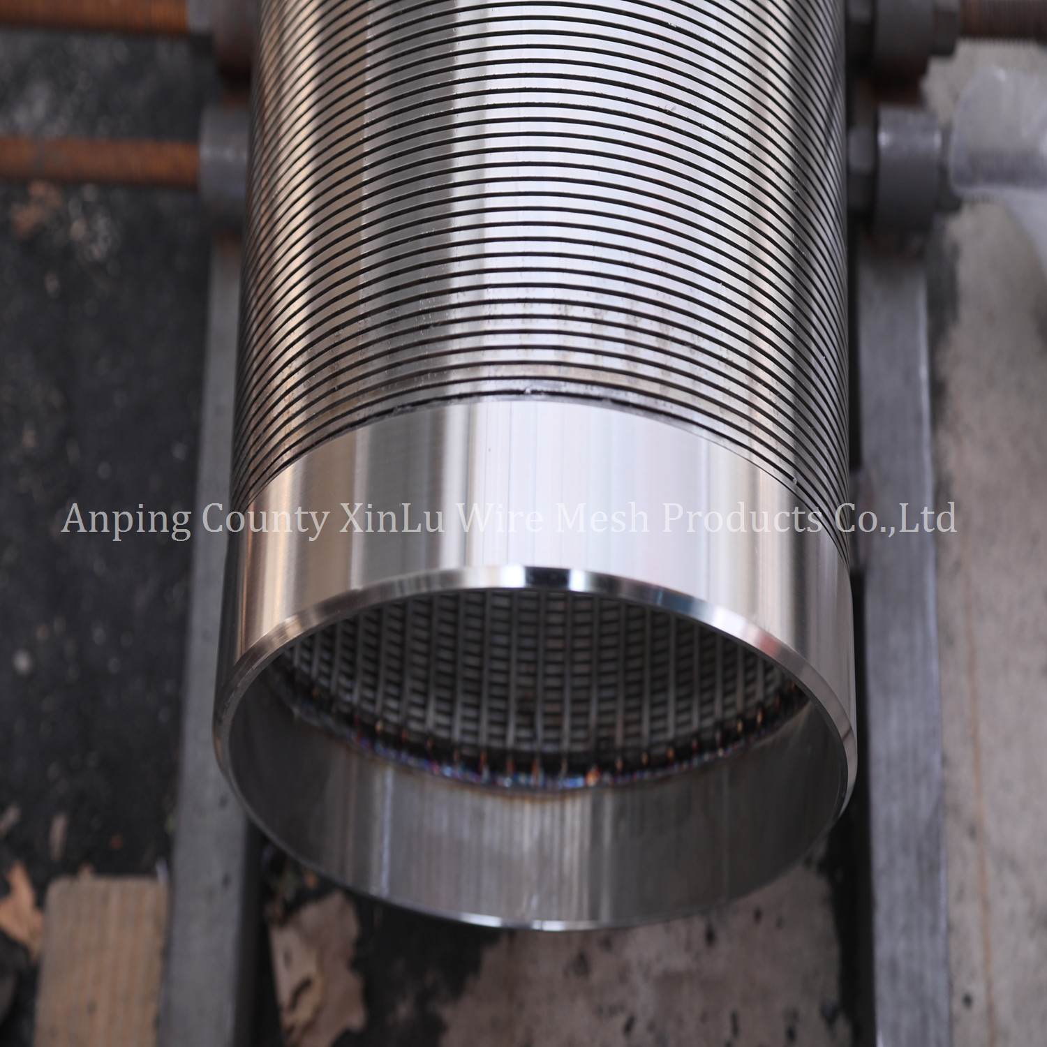 Polishing V Wire Continuous Slot Sand Control Screen Tube with Flow FOTI and Wedge Wire #118