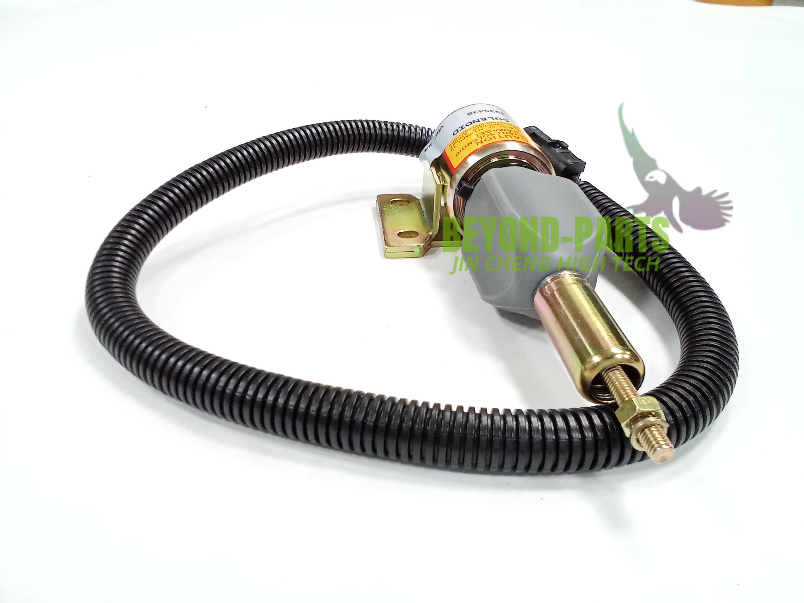 Cummins 24V Excavator Spare Parts Engine Stop Flanrout Solenoid Valve 3935430