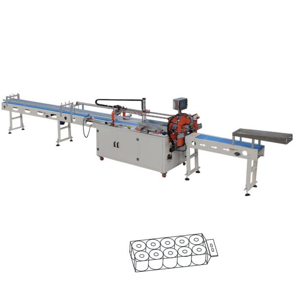 Quality 0.6Mpa Inverter Mode Toilet Paper Packing Machine Precast Bags for sale