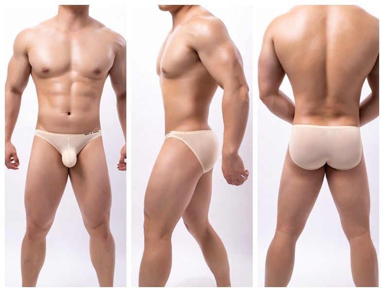 Bikini Mens Briefs Underwear With Pouch Breathable Sports Long Bulge Thong Lingerie