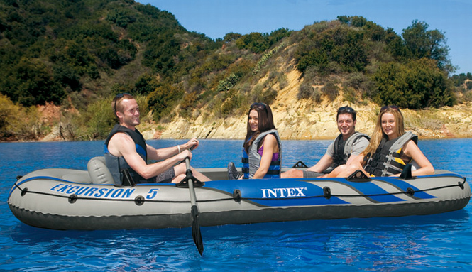 Mixed Colors Inflatable River Raft 300cm PVC Pontoon Drift Boats For Kids Fun