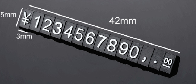 AP3-5-3 Triangular Adjustable Pop Price Tag Cube For Watches Jewellery Retail Racks