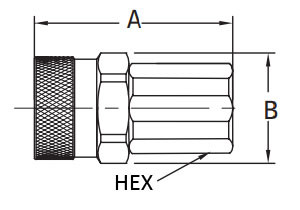 10000PSI High Pressure Quick Coupler , 0.25'' Quick Connect Coupling High Pressure