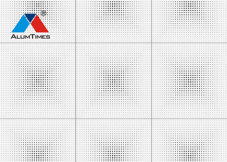 Contemporary Clip In Ceiling , Durable Perforated Aluminum Ceiling Sheets