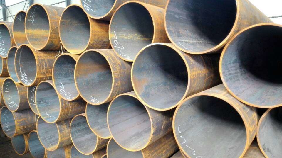 Round carbon black steel pipe Api 5l Gr B Erw Steel Pipe