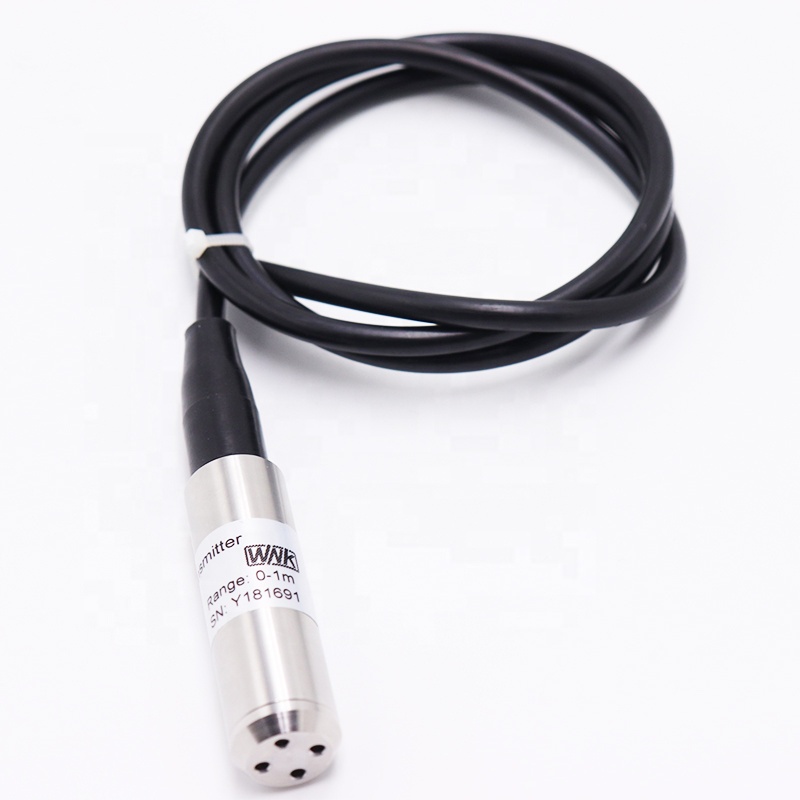 0-200m Submersible Level Sensor , WNK8010 liquid Water Level Sensor Probe