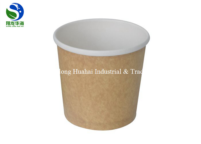 85oz Biodegradable food packing paper bucket for popcorn fried chicken