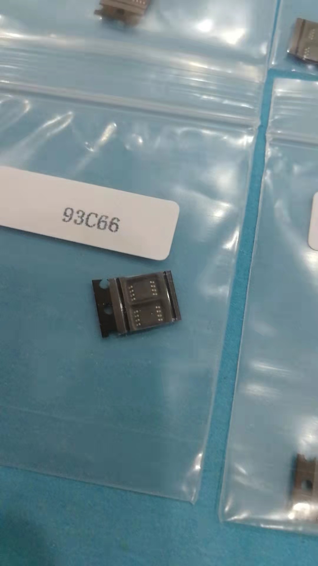 MSOP IC PACKAGE 93C46/93C56/93C66/93C76/93C86 small square IC orginal new 2pc each bag 5 bags per package