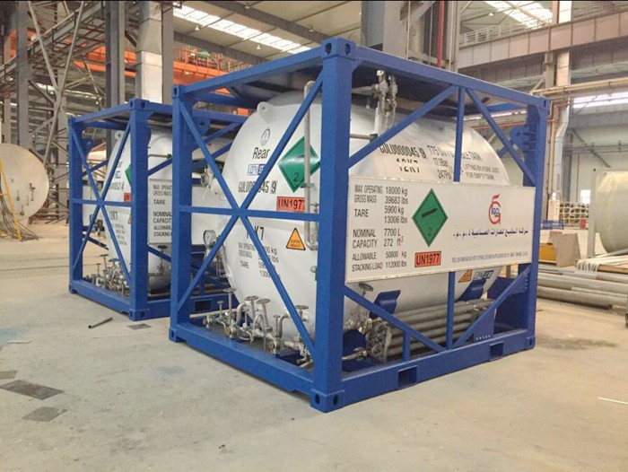 LR BV CCS SA-612M N T R134A T50 ISO Tank Container 24300 Liters