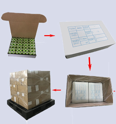 Rechargeable 2000mah Lithium Ion Cell , 3.6V 18650 Lithium Battery