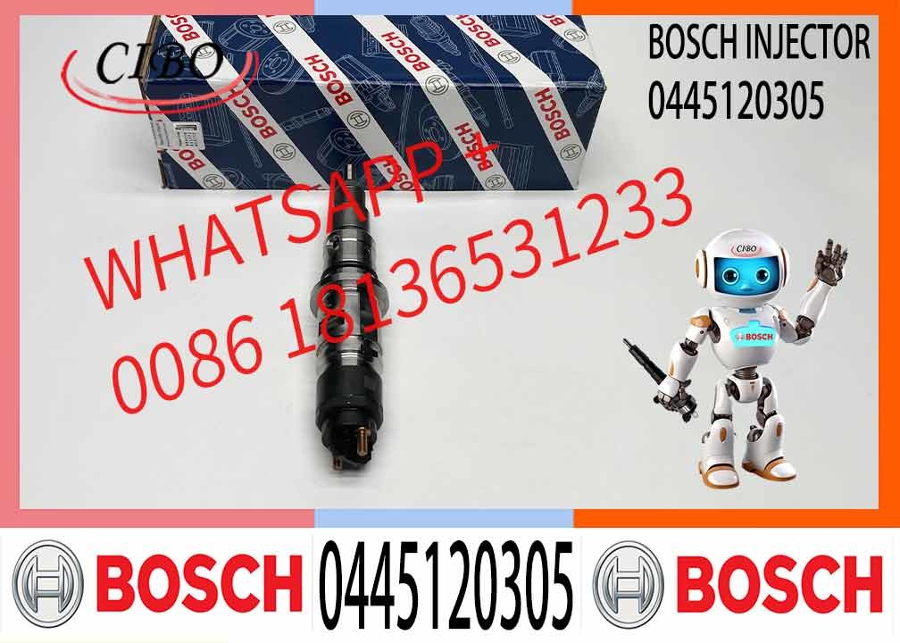 High Quality New Diesel Common Rail Fuel Injector 0445120305