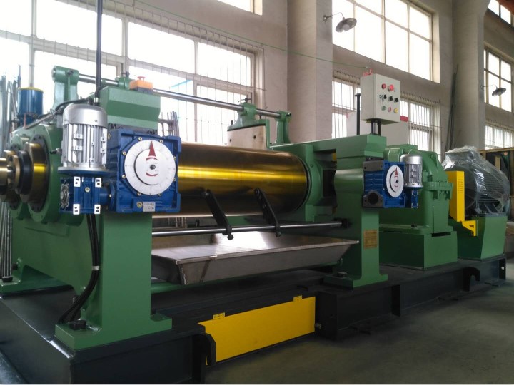 55KW Rubber Mixing Mill Machine XK450 Two Roll Open Mixing Mill