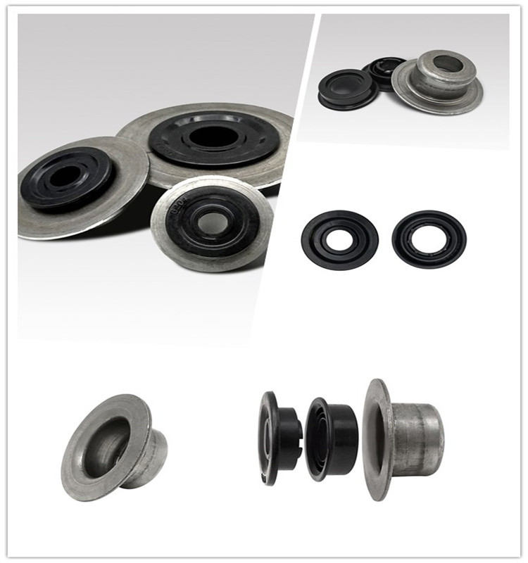 Steel ABS Plastic Conveyor Roller End Caps Mining Industry Roller Bearing Housing For Pipe