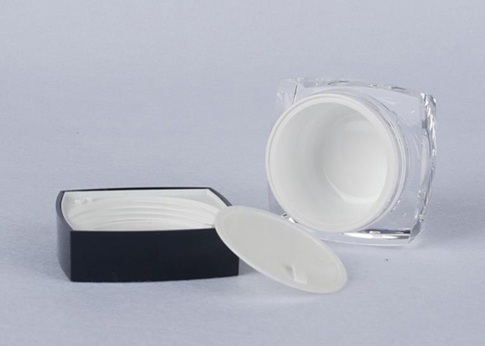 5g 10g 15g 30g Acrylic Elegant Empty Lotion Jars With Screw Cap Opening