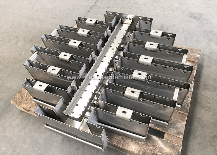 Tiny Size OEM Liquid Distributor Stainless Steel 304 316 Trough Type
