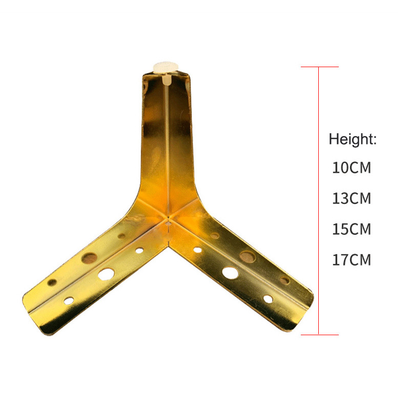 Metal Sofa Corner Feet Furniture Hardware Fittings Chrome Furniture Leg For Sofa