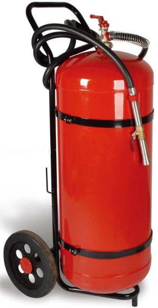 70KG Firefighter Rescue Equipment ABC POWDER Trolley Extinguisher Fire