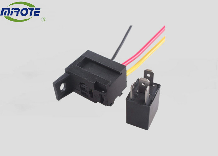 12v Automotive Relay Socket 5 Pin , Mini Rauto Relay Connector Socket With 5 Terminals