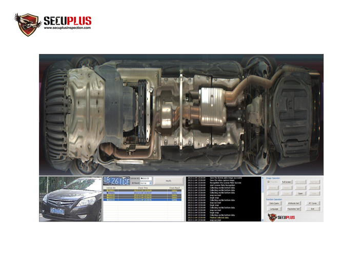 Mobile Video Under Vehicle Surveillance System with Network to capture plate number