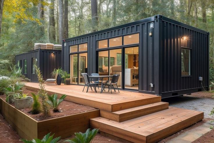 Lightweight Prefab Container House Affordable Shelter Eco Friendly Container Homes